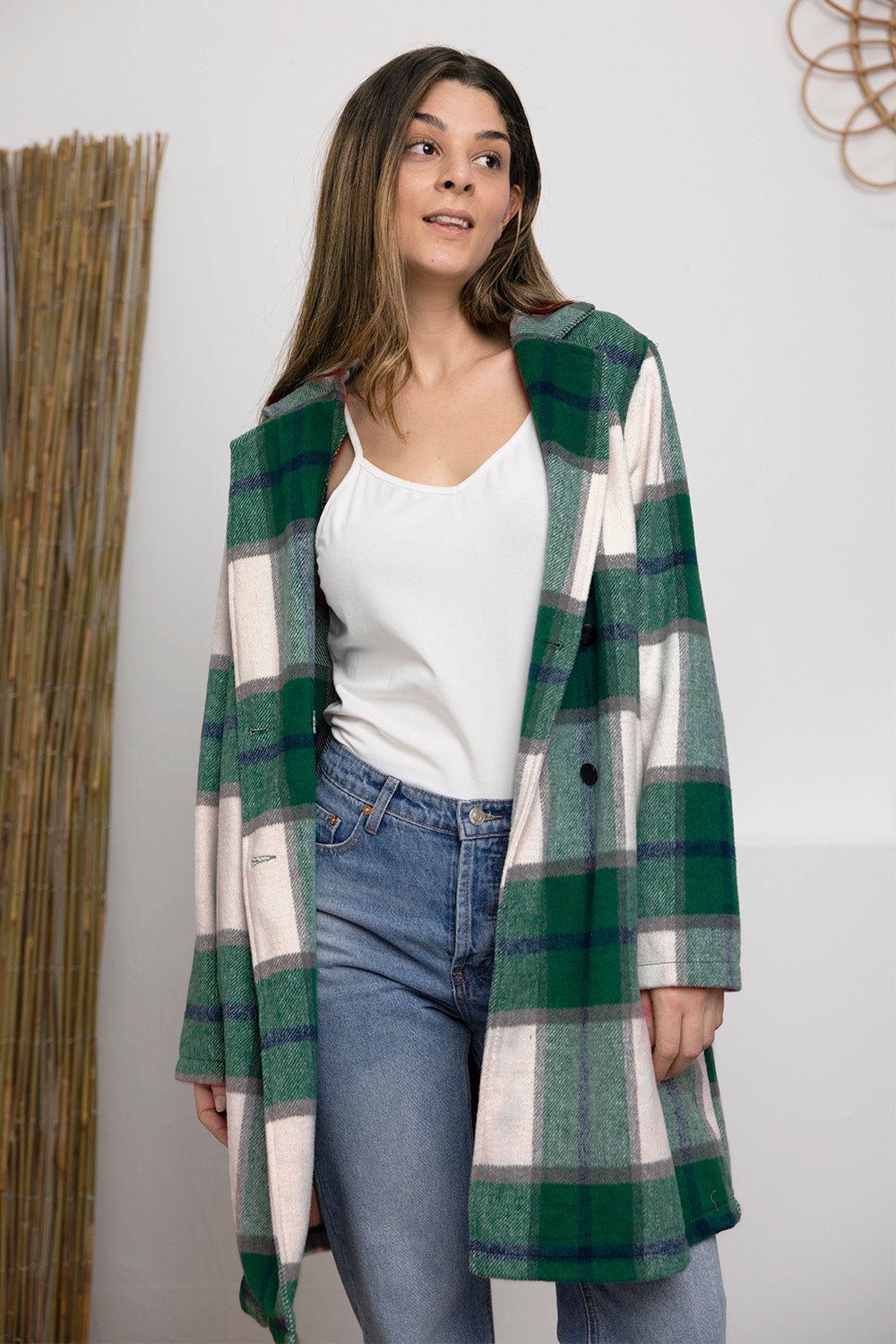 double-take-full-size-plaid-button-up-lapel-collar-coat-702706