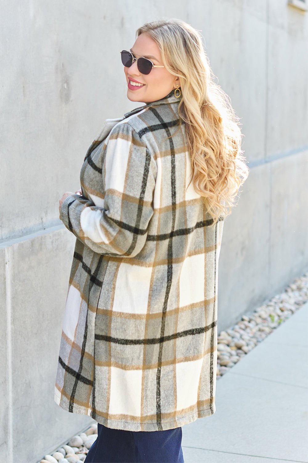 double-take-full-size-plaid-button-up-lapel-collar-coat-840619