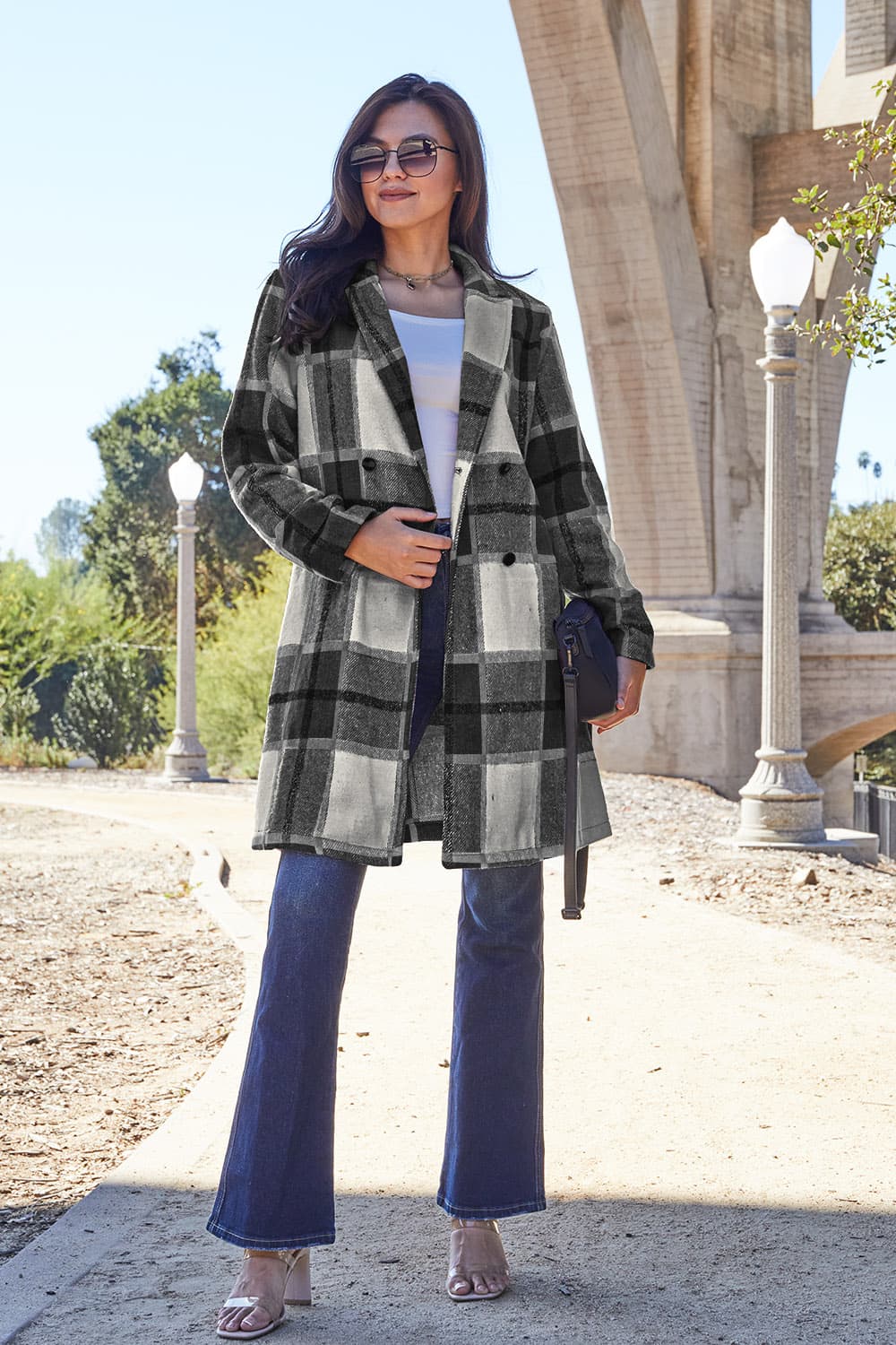 double-take-full-size-plaid-button-up-lapel-collar-coat-864556