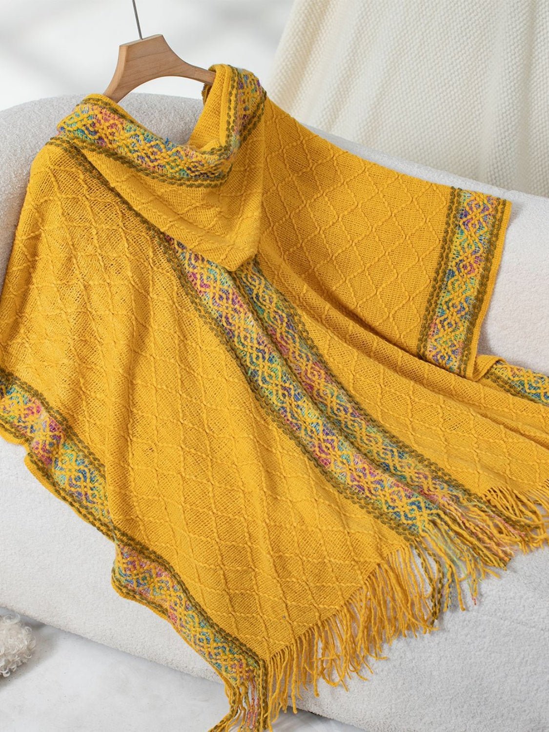 fringe-half-sleeve-hooded-poncho-578804