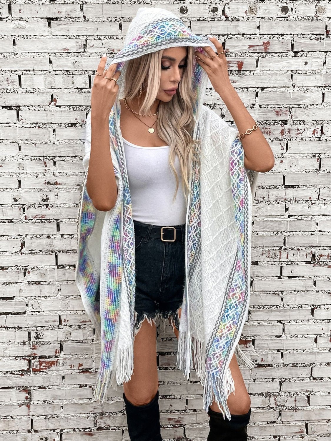 fringe-half-sleeve-hooded-poncho-871067