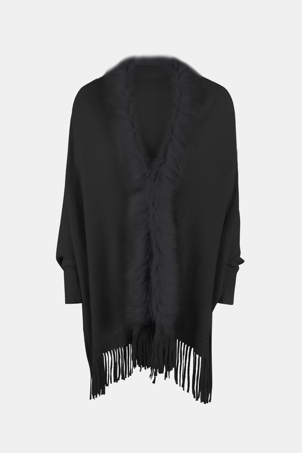 fringe-open-front-long-sleeve-poncho-956093