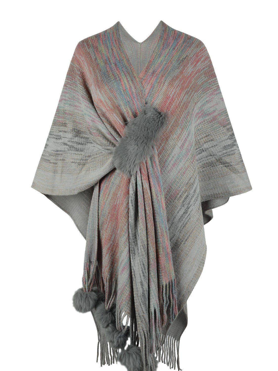 heathered-fringe-hem-poncho-278144