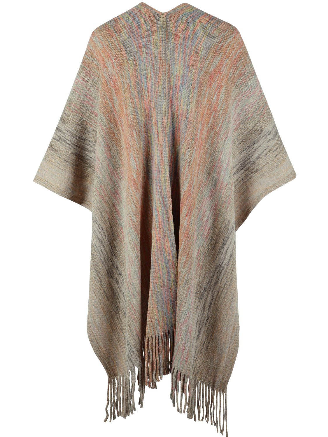 heathered-fringe-hem-poncho-377643