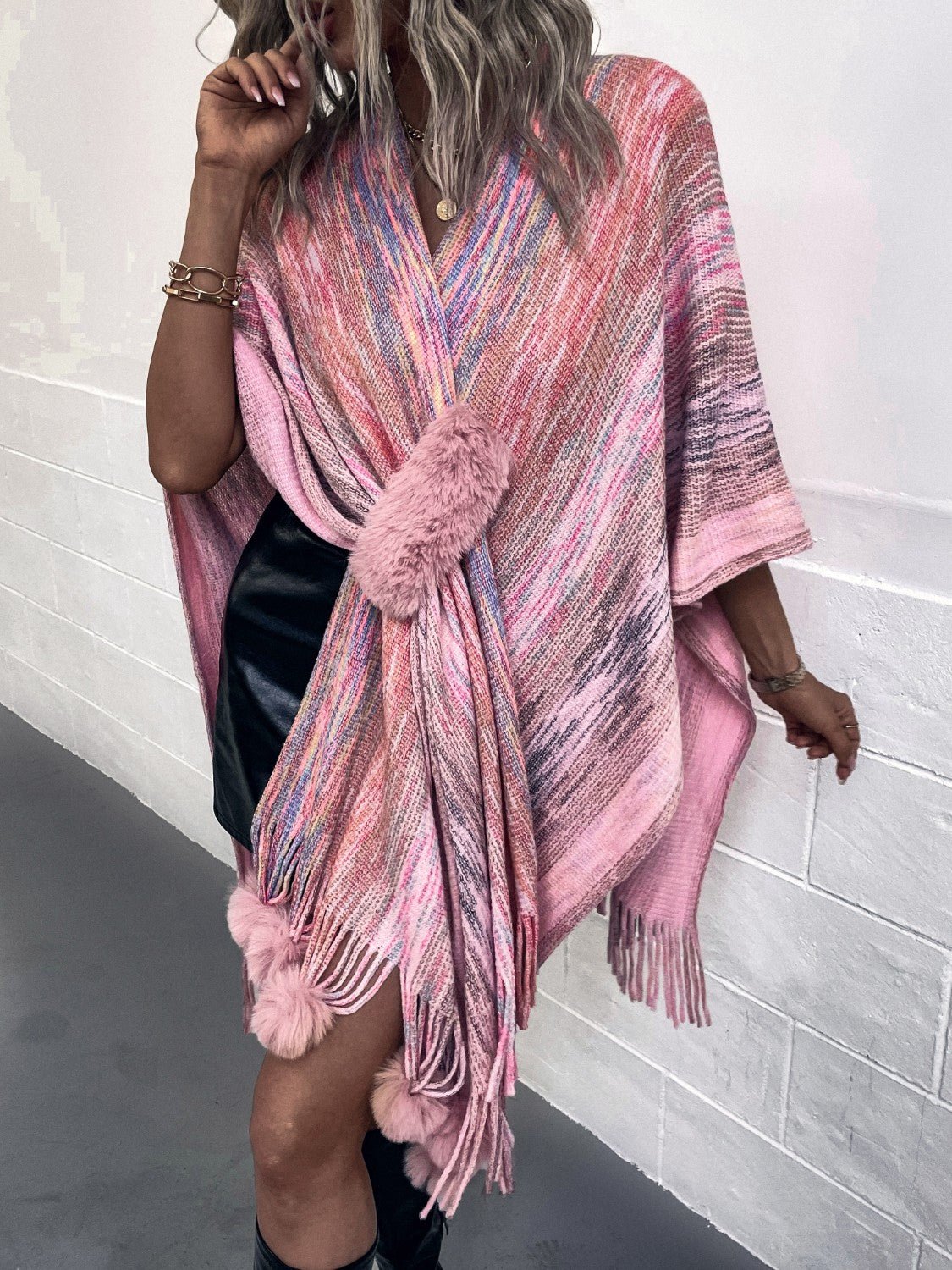 heathered-fringe-hem-poncho-492505