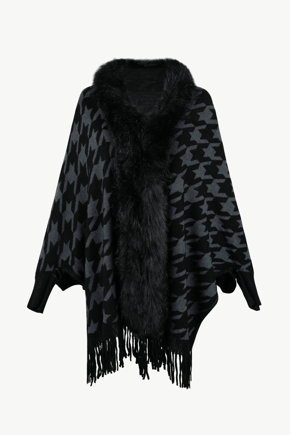 houndstooth-fringe-hem-poncho-578313
