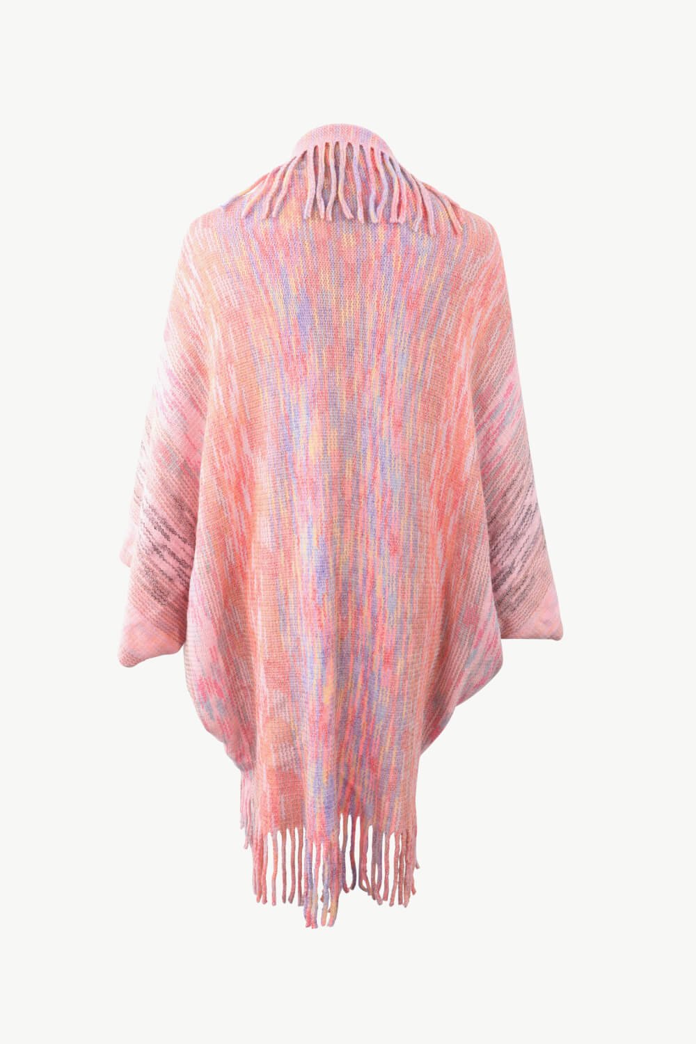 multicolored-fringe-trim-poncho-967005