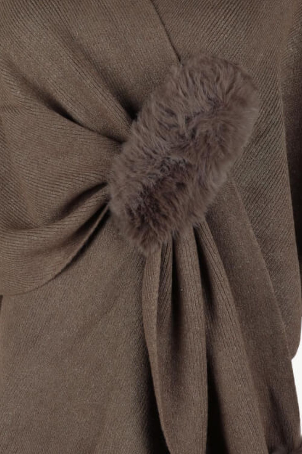 surplice-neck-pom-pom-trim-poncho-999260